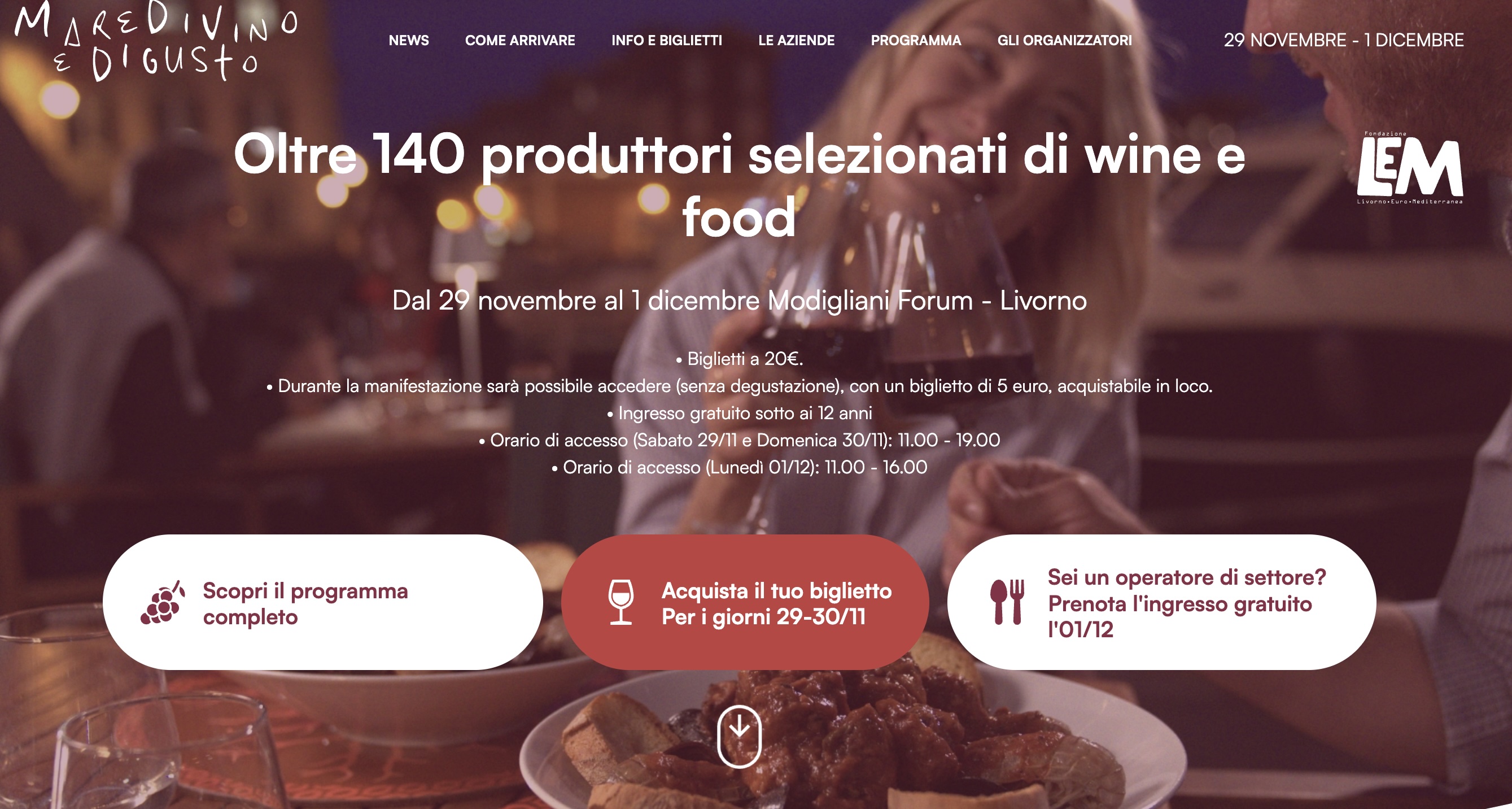 Il Consorzio vini Terre di Pisa a Mare di vino